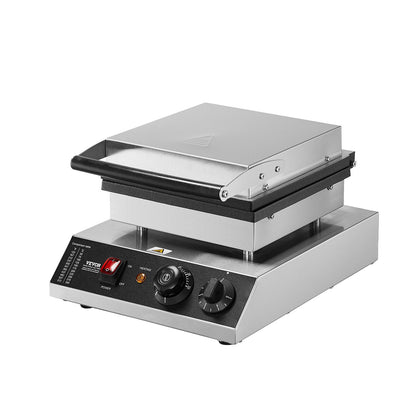 Mini-Pfannkuchenmaschine (25 Stück, 43 mm Durchmesser), Dorayaki-Backmaschine, 1700 W elektrischer Poffertjes-Grill für den gewerblichen Einsatz, antihaftbeschichteter Edelstahl, Temperatur- und Zeitregelung, für Küche und Restaurant