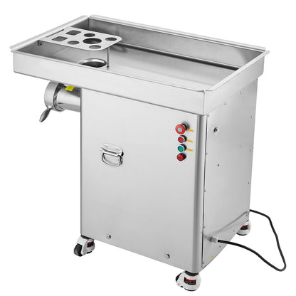 Meat Grinder, 36.7 Lbs/Min Capacity Electric Meat Grinders w/ Blade, Grinding Plate, Sausage Maker, Stainless Steel Commercial Meat Mincer for Kitchen Restaurant Butcher Store