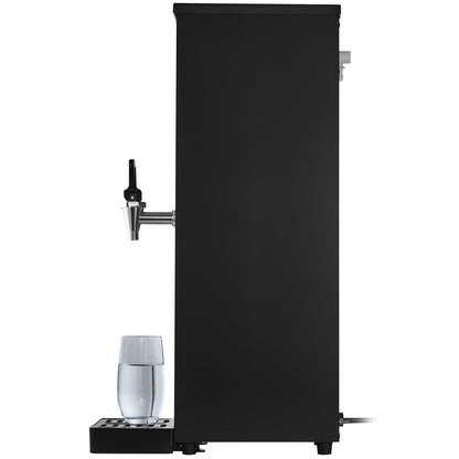 Gewerblicher Wasserkocher, elektrischer Heißwasserspender mit Heizrohr aus Edelstahl 316, 2500 W, stufenweise Schnellaufheizung, 50 l/h Heißwasserleistung, für Cafés, Teestuben, Restaurants und Büros