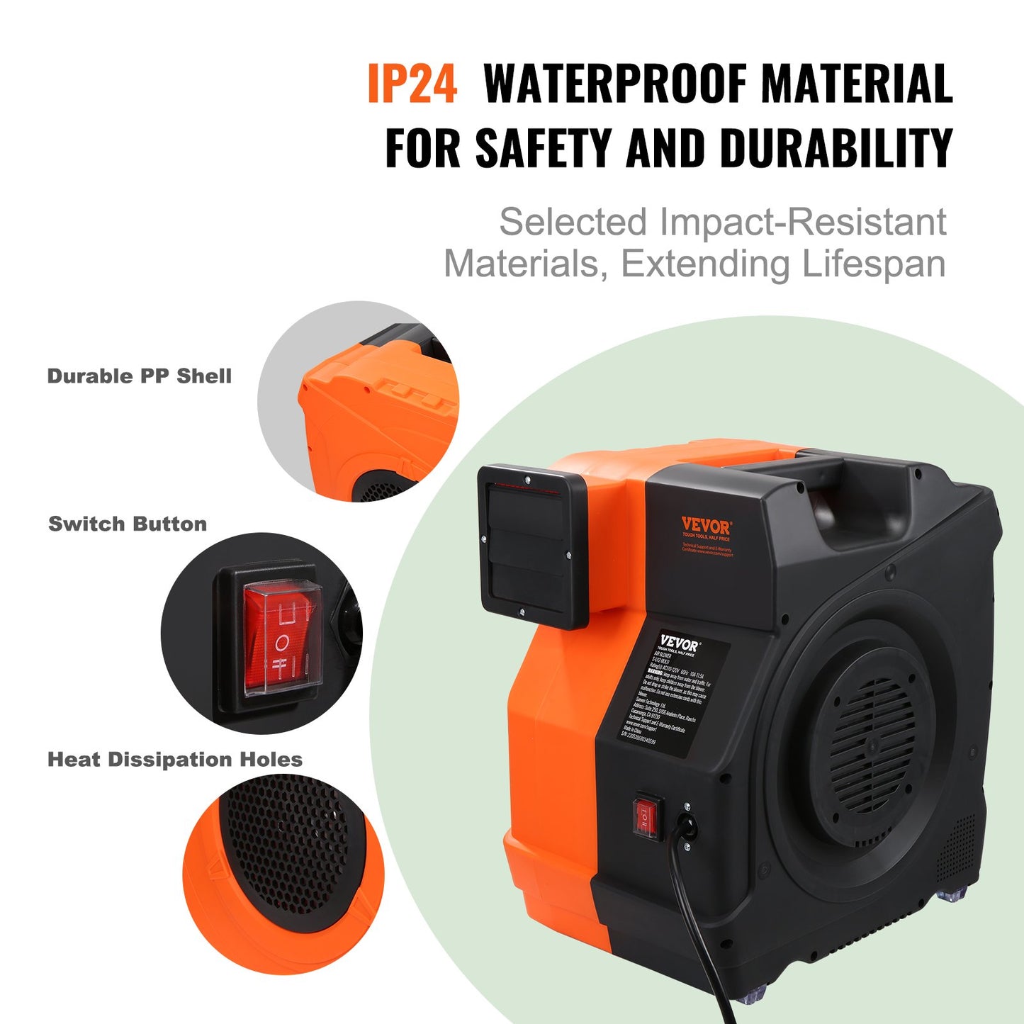 Aufblasbares Gebläse, 1100 W, 1,5 &amp; 1,7 PS, Gebläsepumpe für Hüpfburgen, gewerbliches Gebläse für aufblasbare Produkte, 3100 U/min, elektrischer Ventilator für Hüpfburgen und Wasserrutschen, geprüft nach UL-Standards