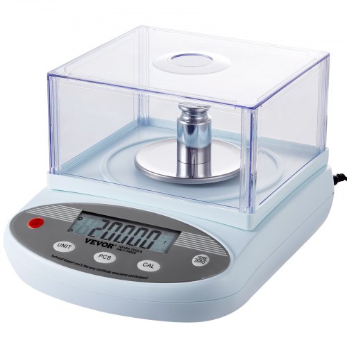 Analytical Balance, 500 gram x 0.001g Accuracy High Precision Lab Scale, 13 Units Conversion Electronic Scientific Laboratory Scale with Windshield, LCD Display Digital Jewelry Weighing Scale