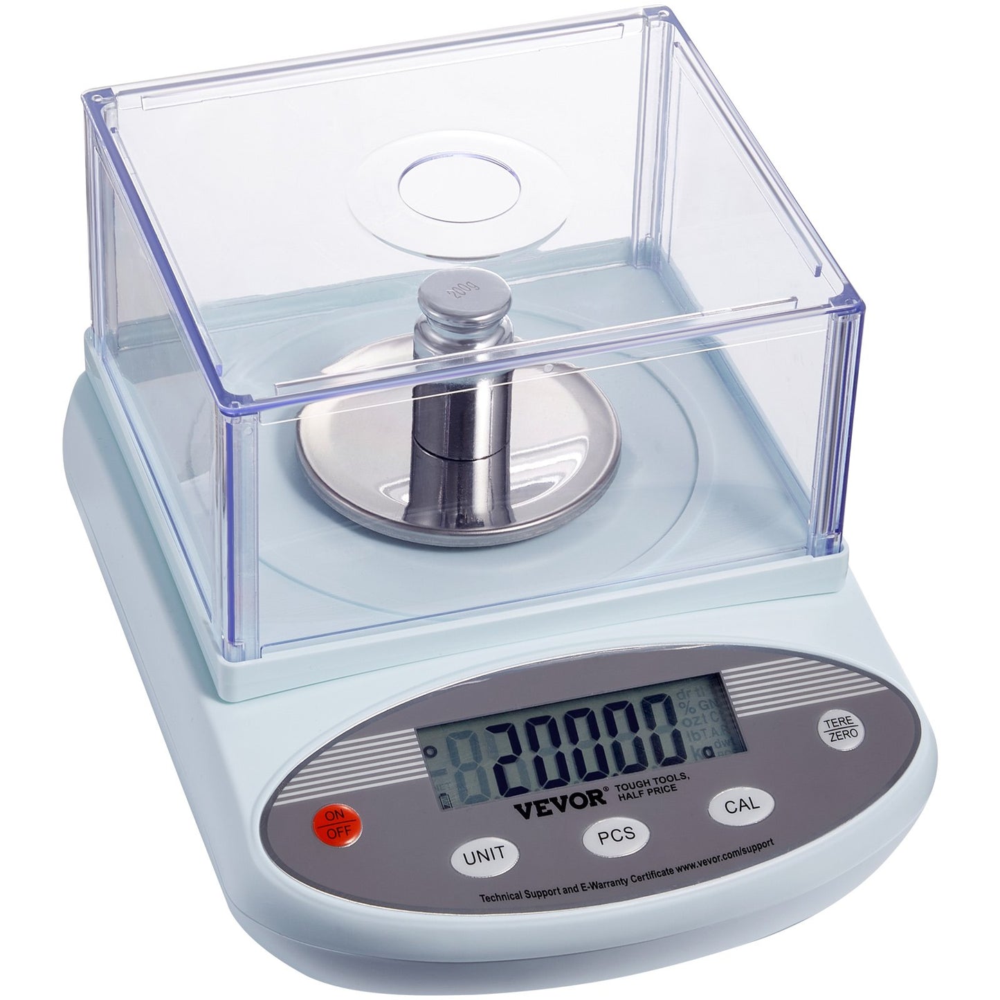 Analytical Balance, 500 gram x 0.001g Accuracy High Precision Lab Scale, 13 Units Conversion Electronic Scientific Laboratory Scale with Windshield, LCD Display Digital Jewelry Weighing Scale