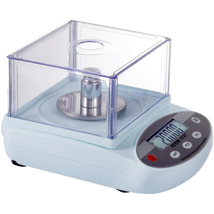 Analytical Balance, 500 gram x 0.001g Accuracy High Precision Lab Scale, 13 Units Conversion Electronic Scientific Laboratory Scale with Windshield, LCD Display Digital Jewelry Weighing Scale