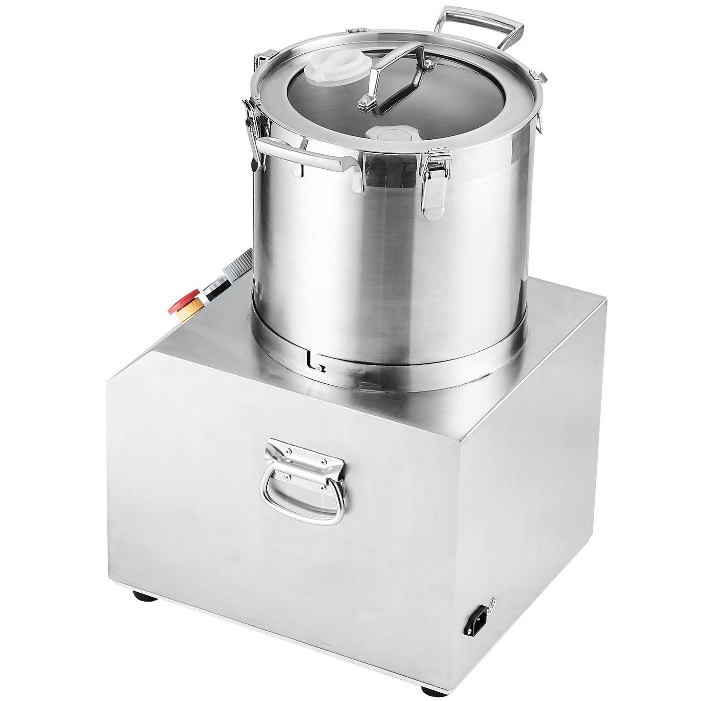 Food Processor & Vegetable Chopper, 15L Food-Grade Stainless Steel Food Processor Chopper with 2 Extra S-Curve Blades, Ideal for Chopping Vegetables, Fruit, Grains, Nuts