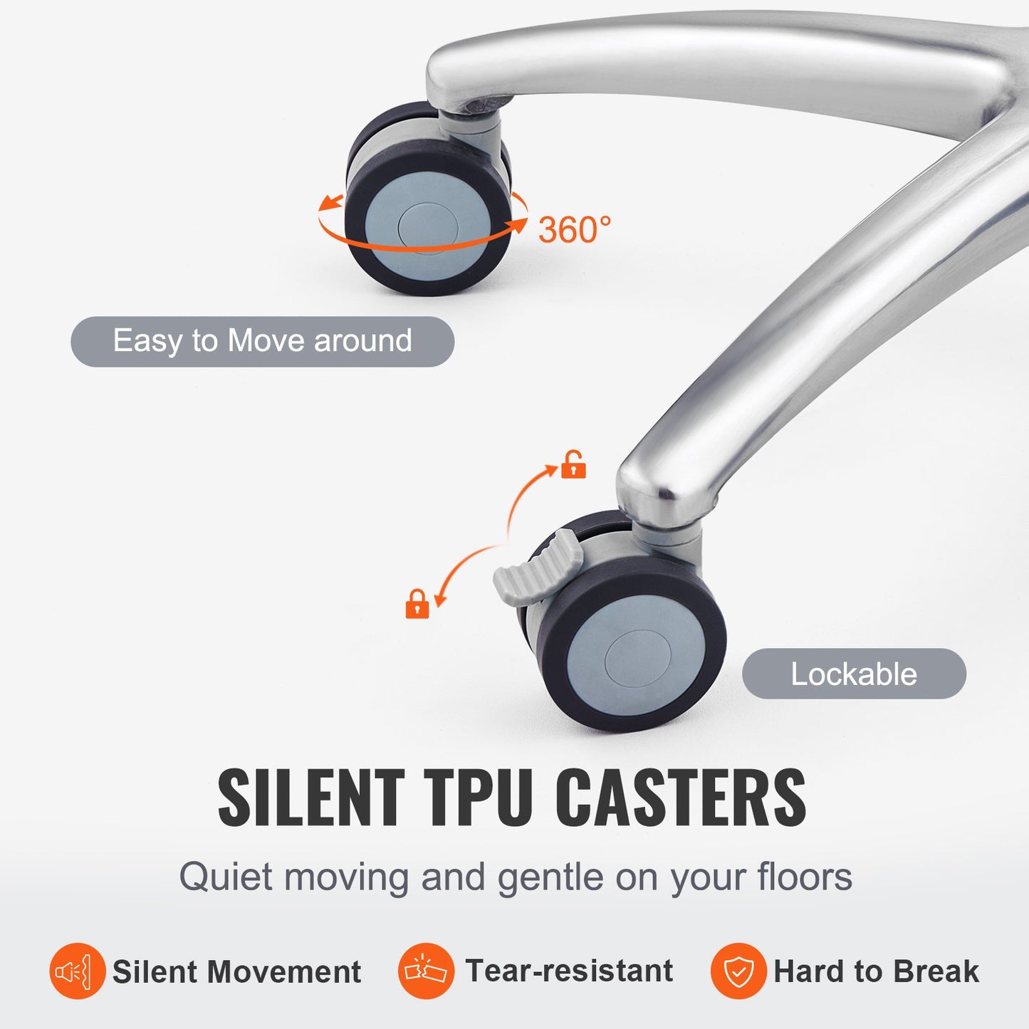Medical Cart, Salon Cart with Wheels, Mobile Trolley Cart 680-1090 mm Height Adjustable, Metal Salon Stations for Hair Stylist, Rolling Desktop Lab Cart for Clinic, Beauty and Salon