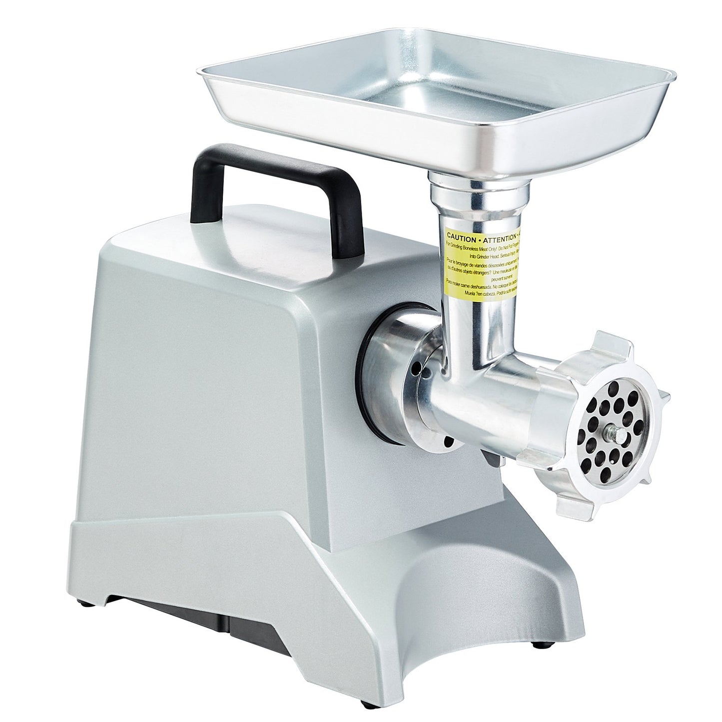 Electric Meat Grinder, 5 Lb/Min Capacity, 575W（800W MAX) Industrial Meat Mincer with Blade, Grinding Plate, Sausage Stuffing Blade and 3 Tubes, Aluminum Commercial Meat Grinder