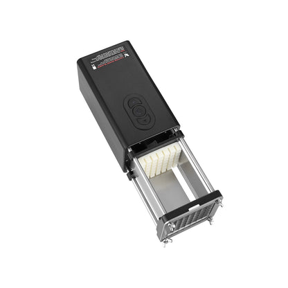 Electric French Fry Cutter, Potato Slicer with 1/2-Inch and 3/8-Inch Stainless Steel Blades, Potato Cutter Chopper w/ Anti-slip Feet, Great for Potato, French Fries, Cucumber, Vegetables, Carrot