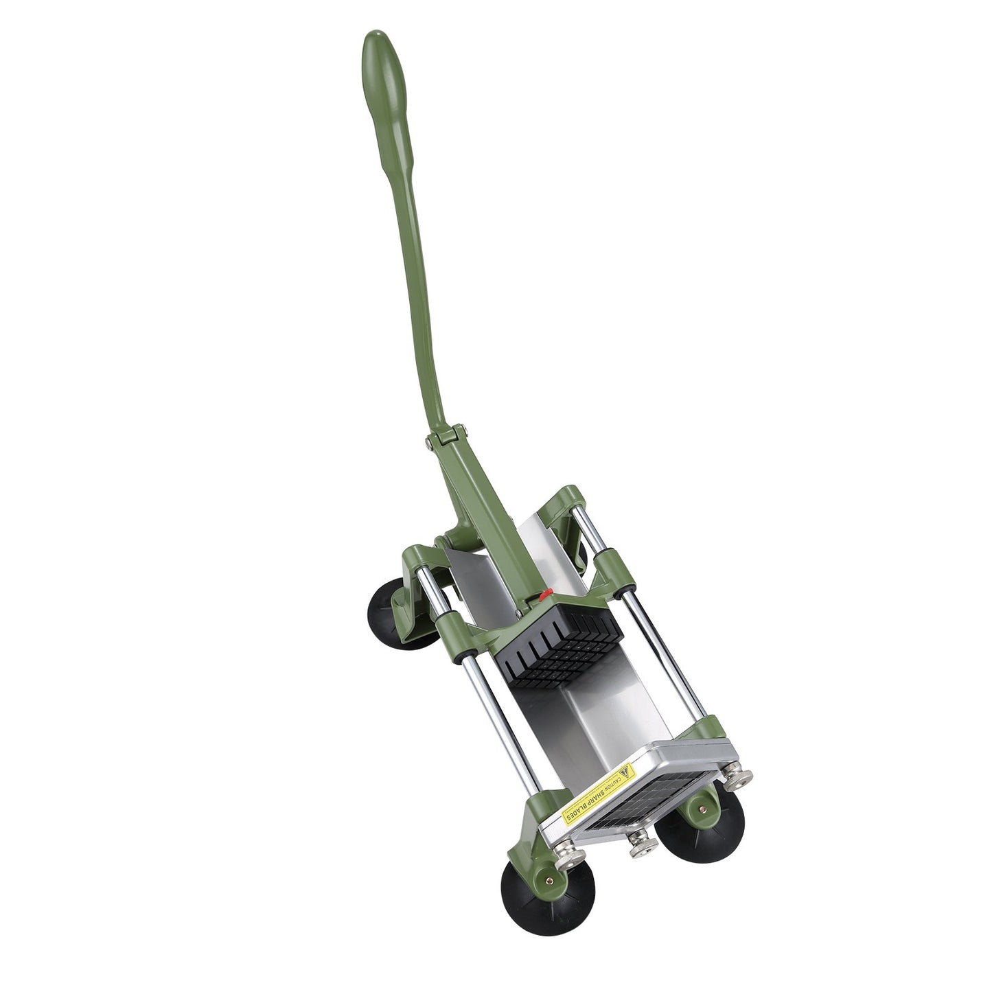 Kartoffelschneider mit 1/2-Zoll-Edelstahlklinge, manueller Kartoffelschneider mit Saugnäpfen, ideal für Kartoffeln, Pommes frites, Gurken, Gemüse und Karotten.