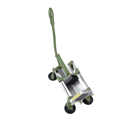 French Fry Cutter, Potato Slicer with 1/2-Inch and 3/8-Inch Stainless Steel Blades, Manual Potato Cutter Chopper with Suction Cups, Great for Potato, French Fries, Cucumber, Vegetables, Carrot