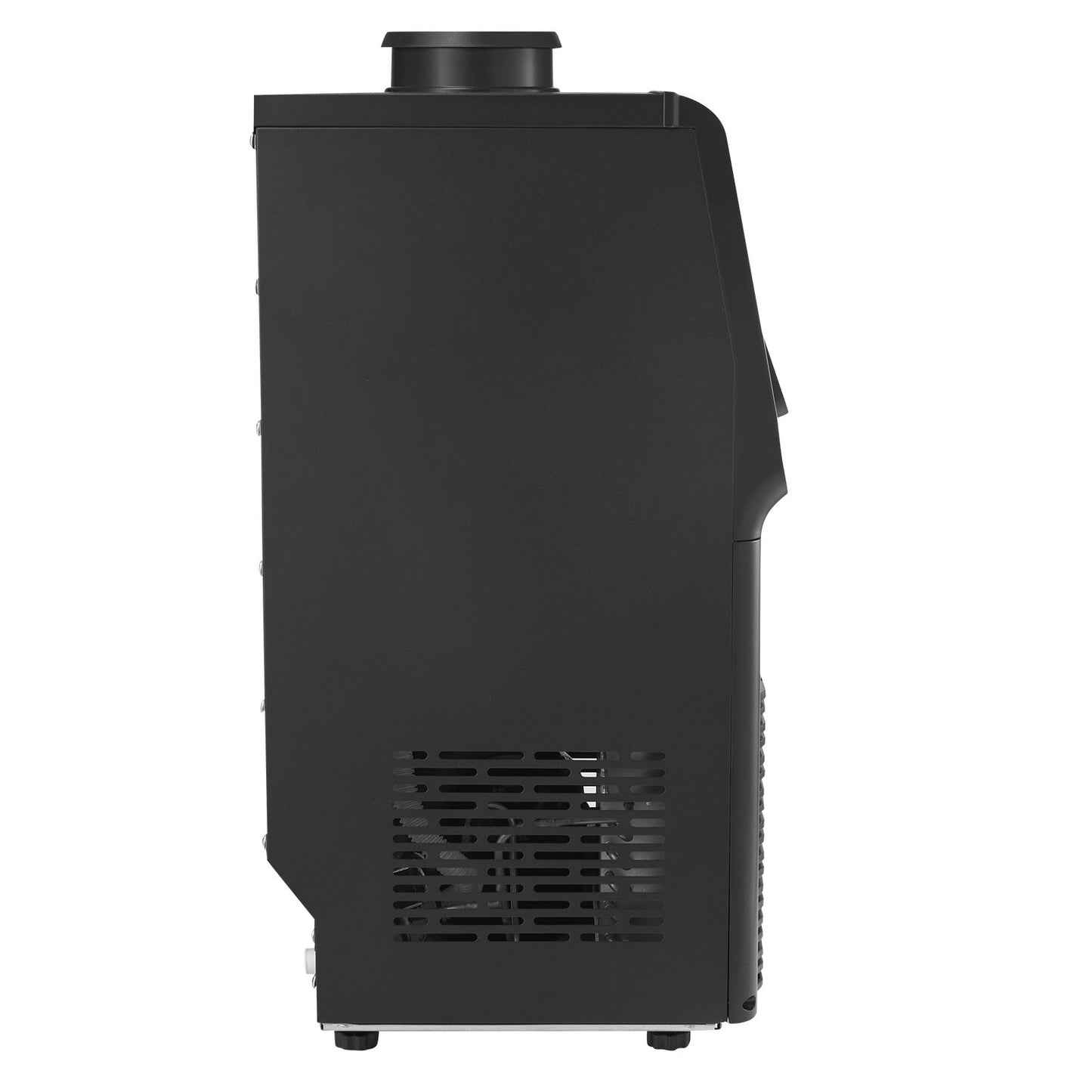 Gewerblicher Eiswürfelbereiter (90 lbs/24h), 36 Eiswürfel in 15 Minuten, freistehendes Gerät mit 12 lbs großem Vorratsvolumen für Bars, Büros und Restaurants, mit LED-Digitalanzeige und Selbstreinigungsfunktion