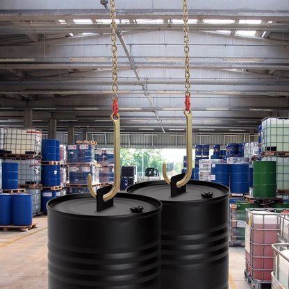 J Hook Chain, 5/16 in x 10 ft Bridle Tow Chain, G80 Bridle Transport Chain, Alloy Steel Chain with 2 G70 J Hooks, 9260 Lbs Break Strength Tow Hooks for Trucks, J Hooks Towing Straps 2PCS