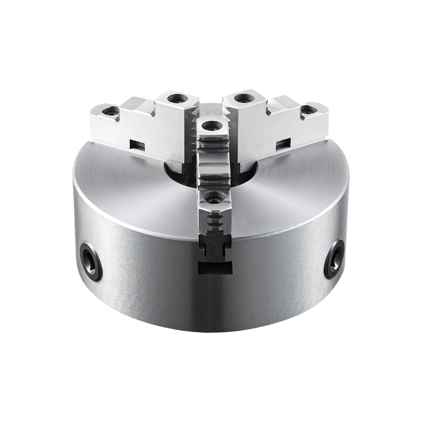 3-Jaw Lathe Chuck, 10'', Self-Centering Lathe Chuck, 0.24-9.84 in/6-250 mm Clamping Range with T-key Fixing Screws Hexagon Wrench, for Lathe 3D Printer Machining Center Milling Drilling Machine