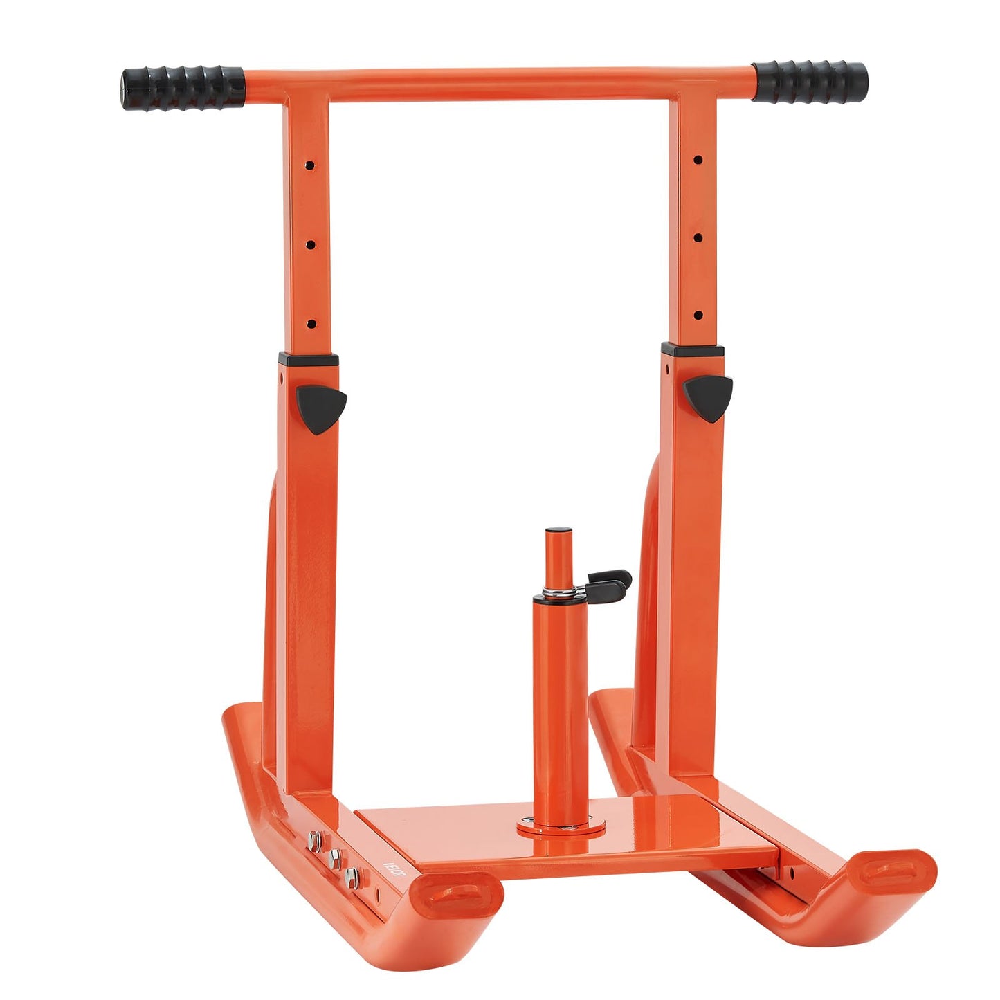 Gewichtsschlitten, Stahl-Kraftschlitten, Fitness-Trainingsschlitten zur Steigerung der Geschwindigkeit beim sportlichen Training, Trainingsgerät mit höhenverstellbarem Griff, kompatibel mit 25/51-mm-Gewichtsscheiben, Orange