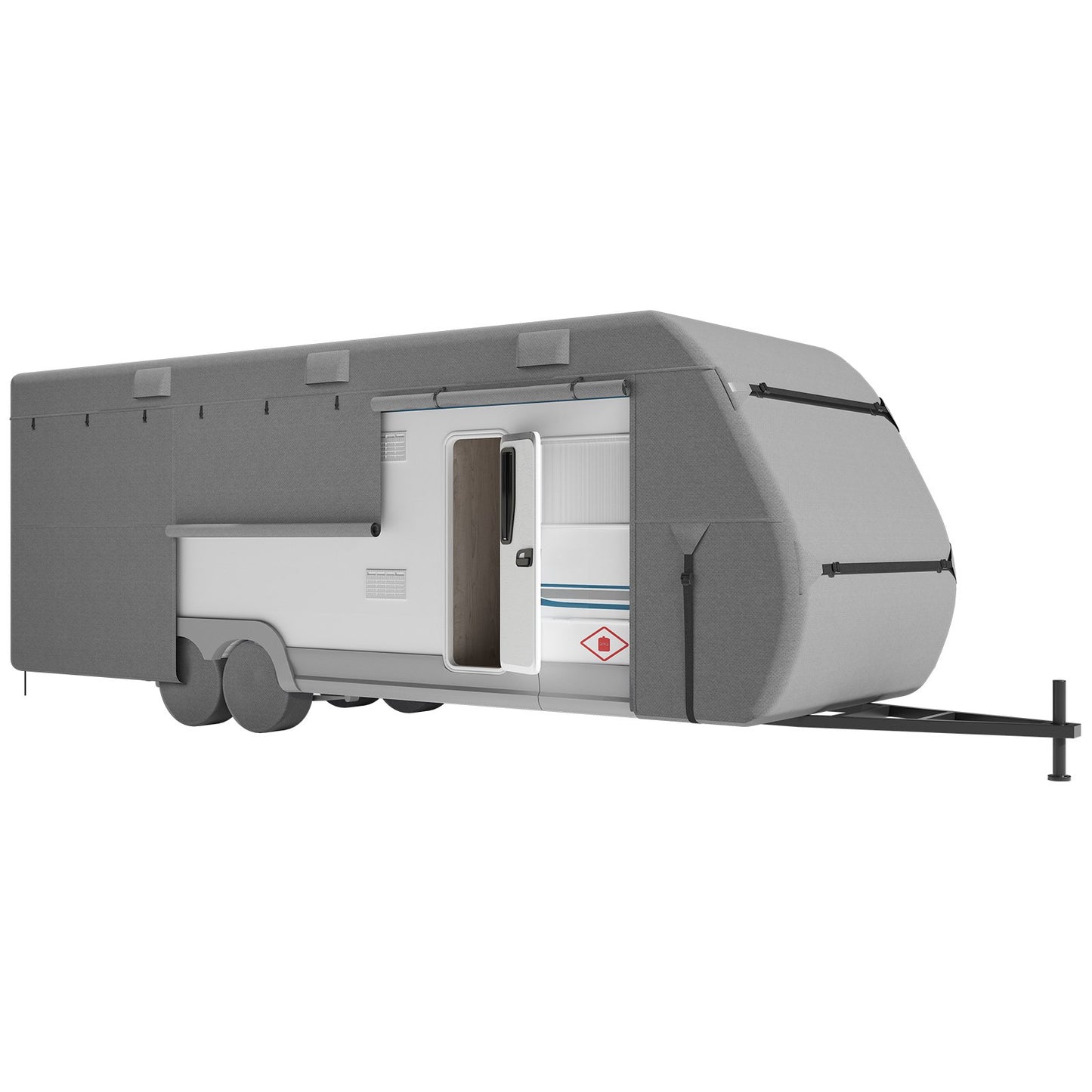 Trailer Travel RV Cover 671.6-731.5 cm Class A Camper Cover Non-Woven Fabric