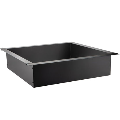 Fire Pit Ring, 36-Inch Outer/30-Inch Inner Diameter Fire Pit Insert,1.5 mm Thickness Fire Ring, DIY Steel Ring with Tongs In-Ground Fire Pit Liner for Outdoor, Patio, Backyard