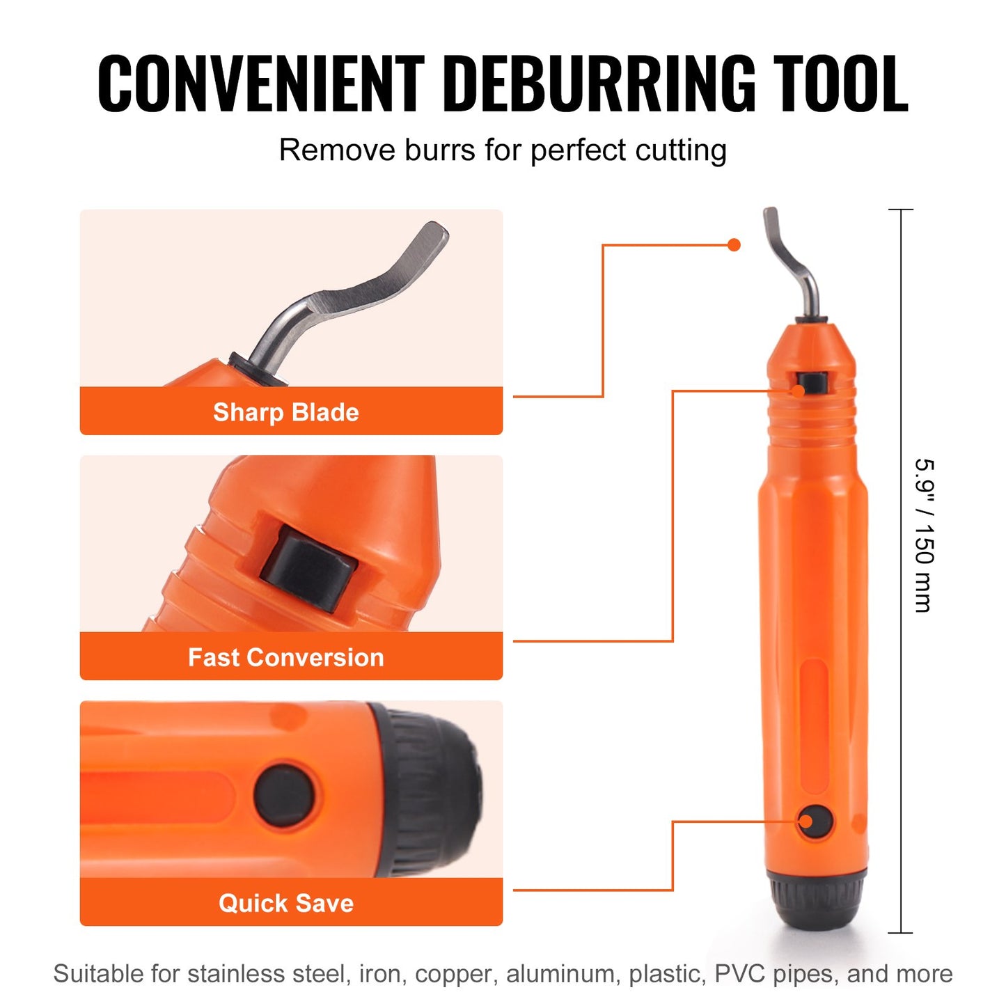 3PCS Tubing Cutter Set - Heavy Duty Pipe Cutter 3/16"-2"OD, Mini Tube Cutter 1/8"-7/8" & Deburring Tool, Professional Ultimate Pipe Cutter Set for Stainless Steel, Copper, Aluminum, Plastic Pipe