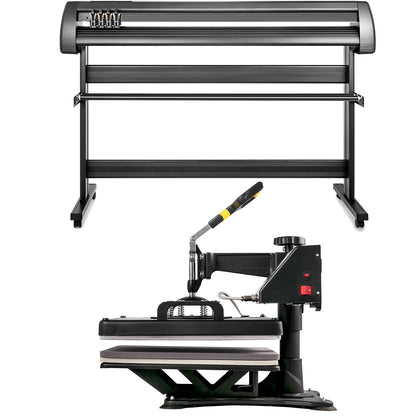 5-in-1-Heißpresse 38,1 x 38,1 cm, Transferkappe 134,6 cm, Vinylschneider-Plotter mit 3 Klingen