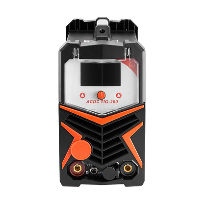 WIG-Schweißgerät, 200 A 6-in-1 Aluminium-Schweißgerät (LED-Anzeige) – AC-WIG/DC-WIG/AC-Impuls-WIG/DC-Impuls-WIG/Punkt-WIG/MMA (Elektrodenschweißen), Elektroschweißgerät mit synergischer IGBT-Steuerung