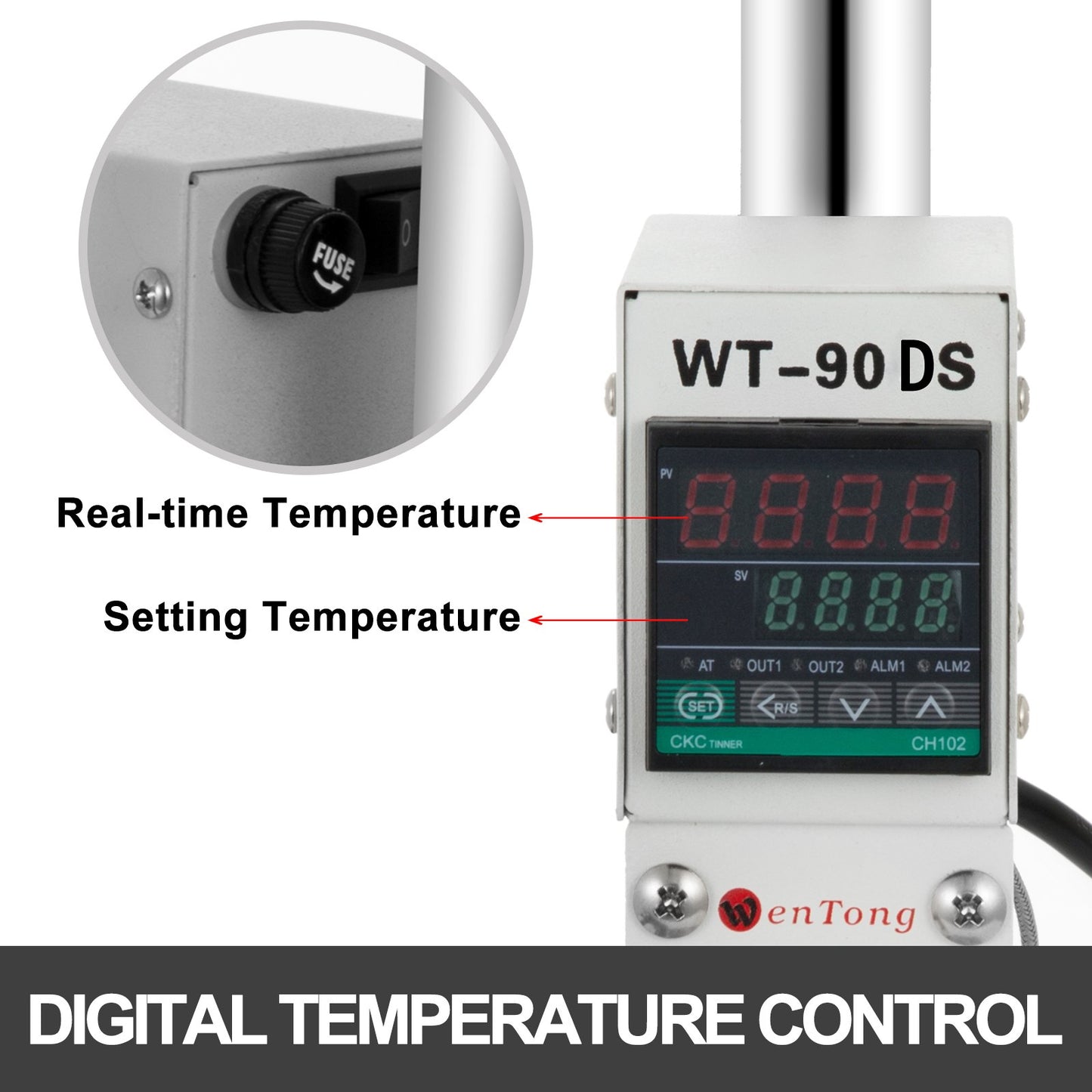 10x13cm Heißfolienprägemaschine Lederprägemaschine Bronzierungsmaschine Heißprägemaschine mit Positionierschieber für PVC, Leder, PU und Papier (10x13cm)