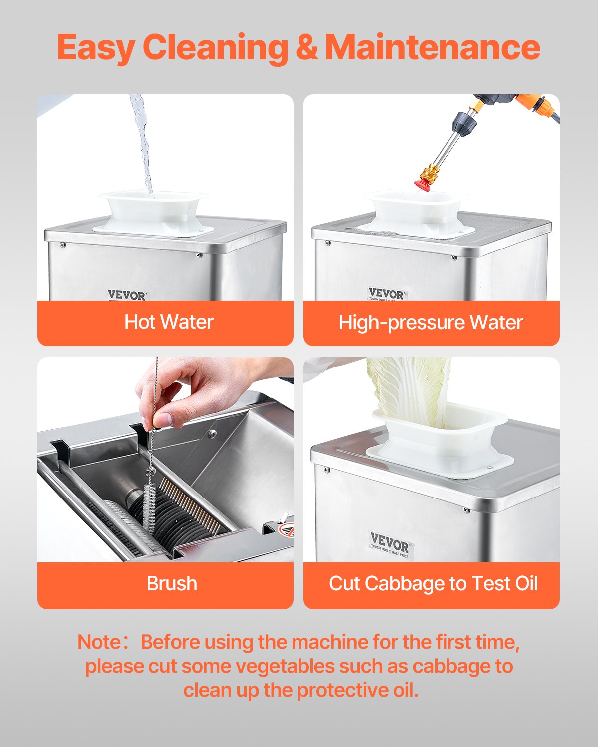 Meat Cutter Machine, 550W Meat Slicer, 350 lb/h Commercial Meat Cutting Machine, Stainless Steel, 3.5 mm Thickness, Electric Food Cutting Slicer for Home Kitchen, Restaurant, Supermarket