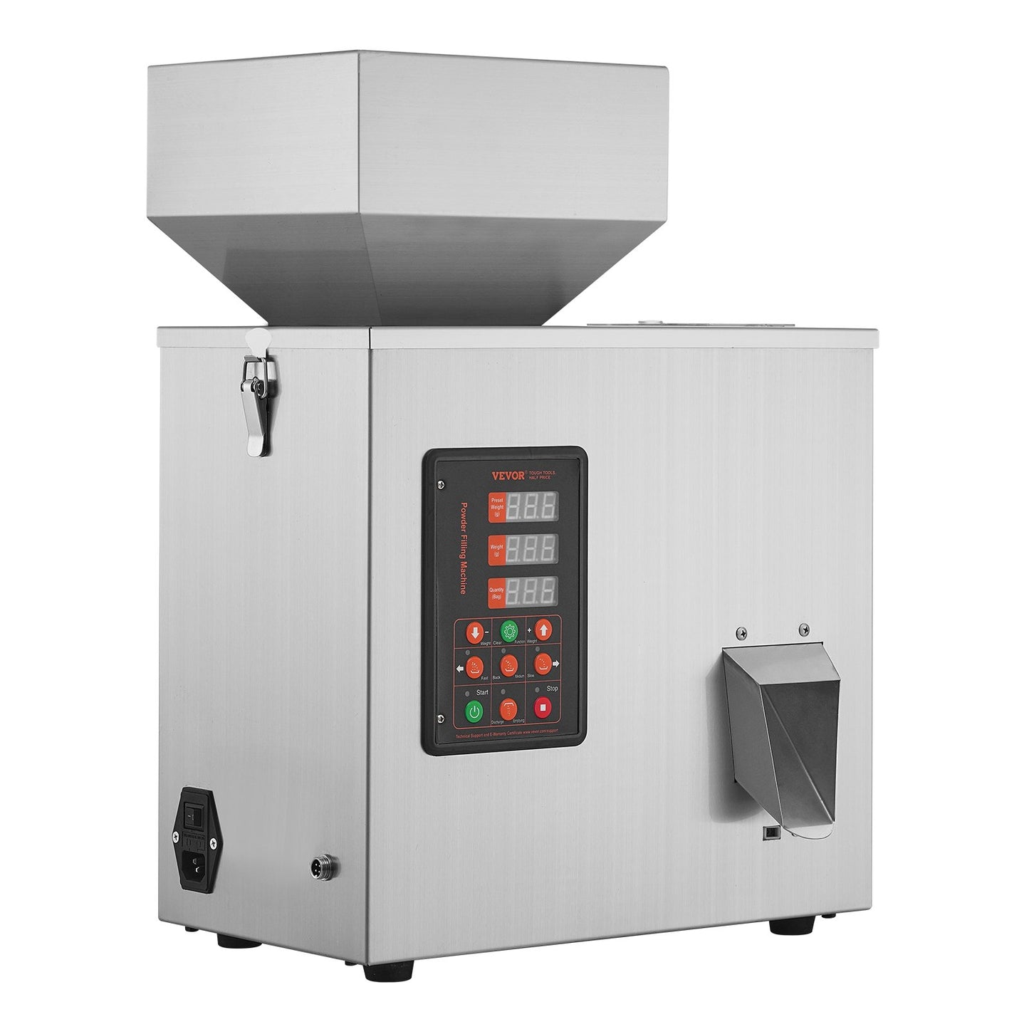 Pulverabfüllmaschine, 0,002–0,44 lbs/1–200 g, automatische intelligente Partikelwiege- und Abfüllmaschine, Flaschen- und Beutelabfüller, Partikelspender für Tee, Samen, Getreide, Mehl, Bohnen und Glitzer
