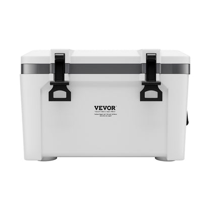 Portable Cooler, 26 QT Hard Cooler with Ice Retention, Heavy-Duty Handles and Strap, Lightweight Rigid Material Insulated Portable Cooler, Suitable for Family Picnics and Short Trips