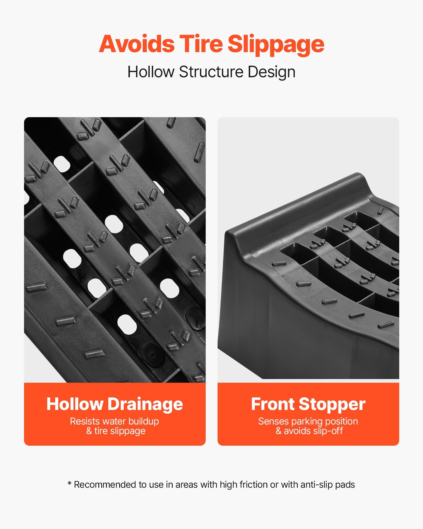 Autoauffahrrampen, 2 Stück, Tragkraft 5897 kg, Hubhöhe 155 mm, tragbare, hohe Autoauffahrrampen für Wartung und Ölwechsel in der heimischen Garage, robust für Reparaturen an Lkw und SUVs, schwarz