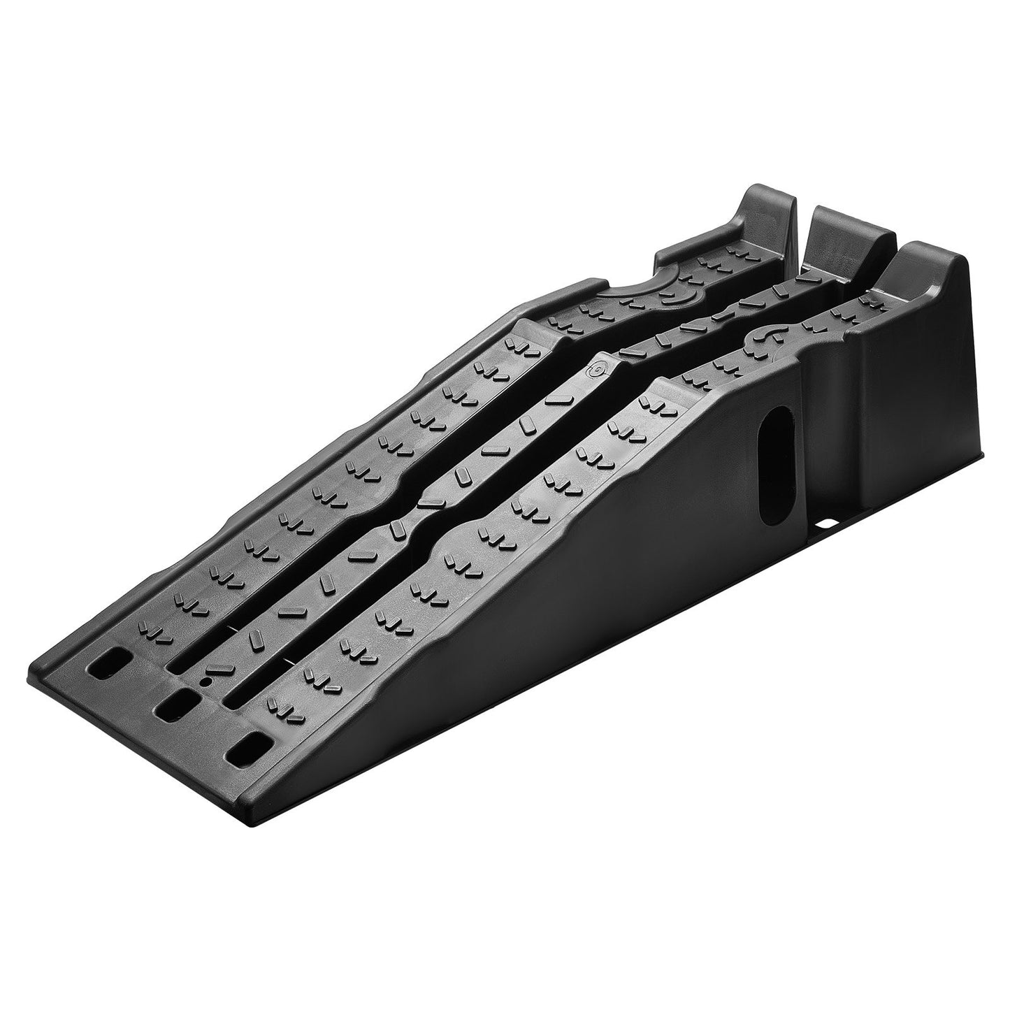 2 Stück Autoauffahrrampen, Tragkraft 7257 kg, Hubhöhe 170 mm, tragbare, hohe Autoauffahrrampen für Wartung und Ölwechsel in der heimischen Garage, robust für Reparaturen an Lkw und SUVs, schwarz