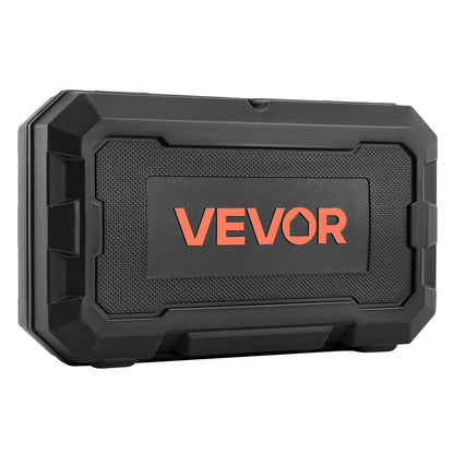 Steckschlüsselsatz, 18-teilig, 12,7-mm-Antrieb, metrische Größen von 10 bis 27 mm, Mechaniker-Werkzeugset mit Aufbewahrungskoffer, gut lesbare Markierungen, verchromter Chrom-Vanadium-Legierungsstahl, für Kfz-Reparaturen