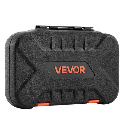 Socket Set, 70 Pieces, 6.4 mm Drive Socket and Ratchet Set, SAE and Metric, Deep and Shallow, Mechanic Tool Kit with Bits, Accessories and Storage Case, CR-V Alloy Steel, for Automotive Repair