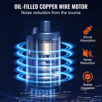 Spülbeckenpumpe, Abflusspumpensystem für Waschbecken, 200 W, 1500 GPH, 548,6 cm Förderhöhe, 3,8 cm Auslass, niedriger Abfluss, korrosionsbeständig, geräuscharm, für Villenkeller, Waschmaschinen, vielseitige Spülbecken und Bars