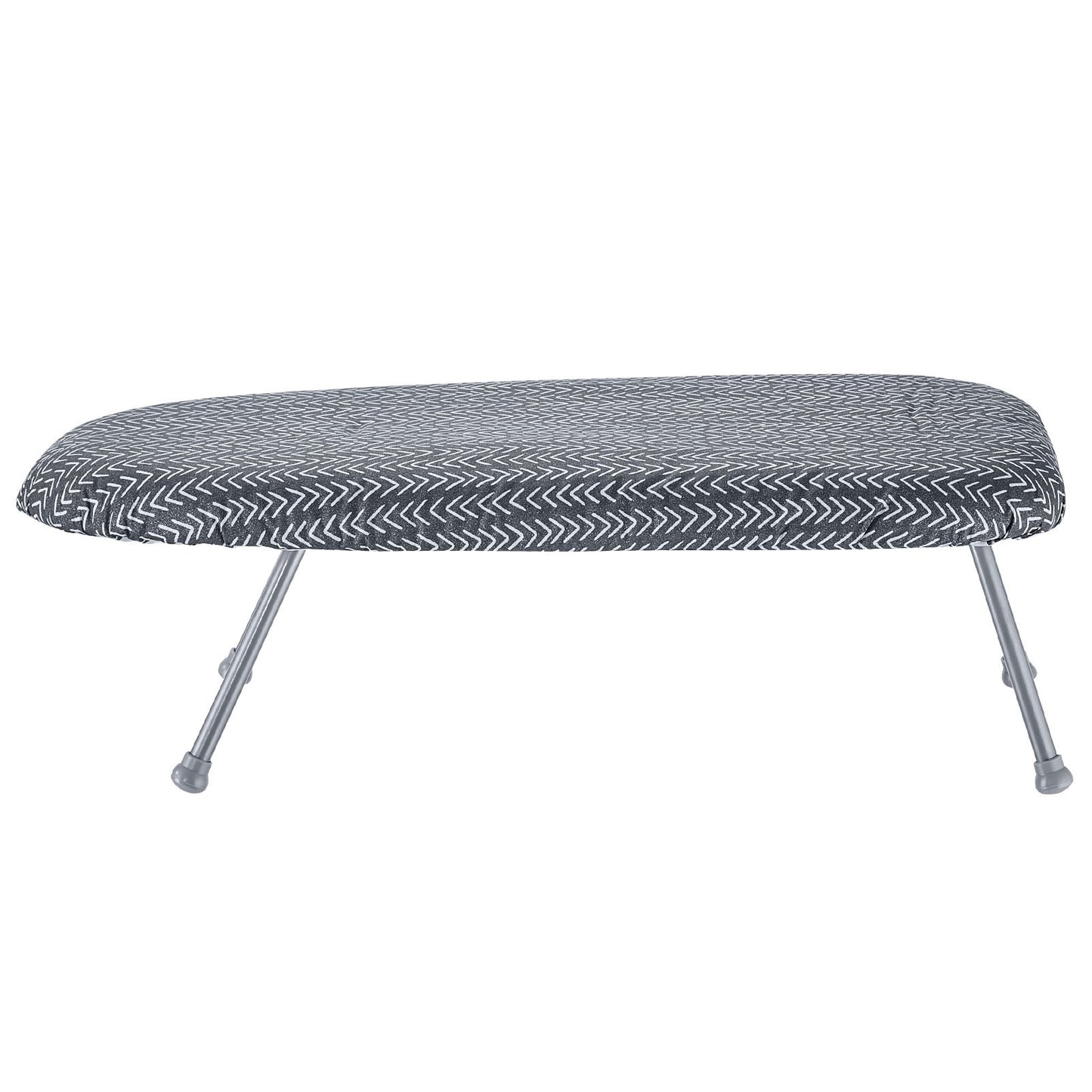 Tabletop Ironing Board 23.4 x 14.4, Small Iron Board with Heat Resistant Cover and 100% Cotton Cover, Mini Ironing Board with 7mm Thickened Needle Cotton Layer for Small Spaces, Travel Use