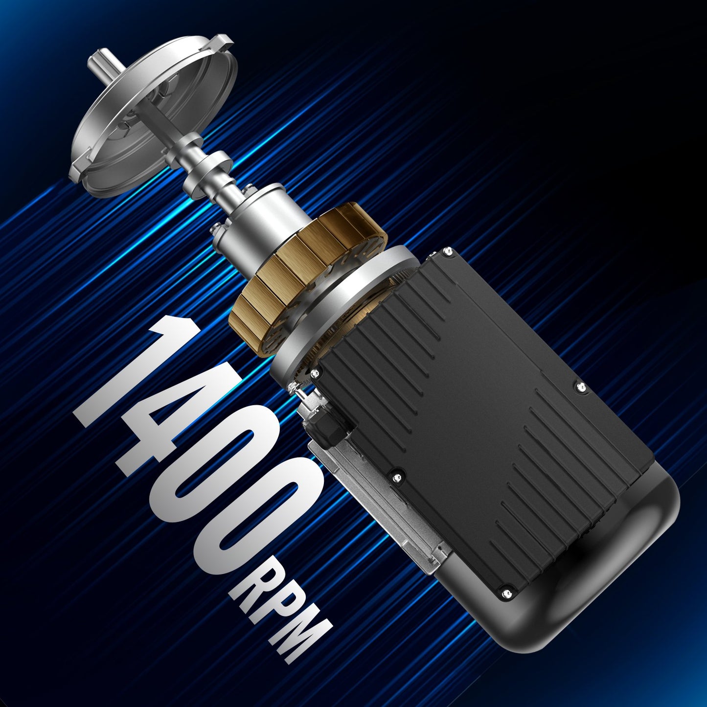 0.75KW Electric Motor 1400 rpm, AC 220~240V 5.45A, 80, B3 Frame, Air Compressor Motor Single Phase, 19mm Keyed Shaft, CW/CCW Rotation for Agricultural Machinery and General Equipment