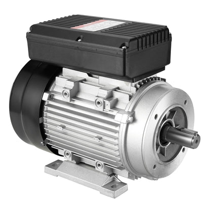 1,1-kW-Elektromotor, 1400 U/min, Wechselstrom 220–240 V, 7,5 A, 90S, Baugröße B34, Einphasen-Luftkompressormotor, 24-mm-Keilwelle, Rechts-/Linkslauf für Landmaschinen und allgemeine Geräte