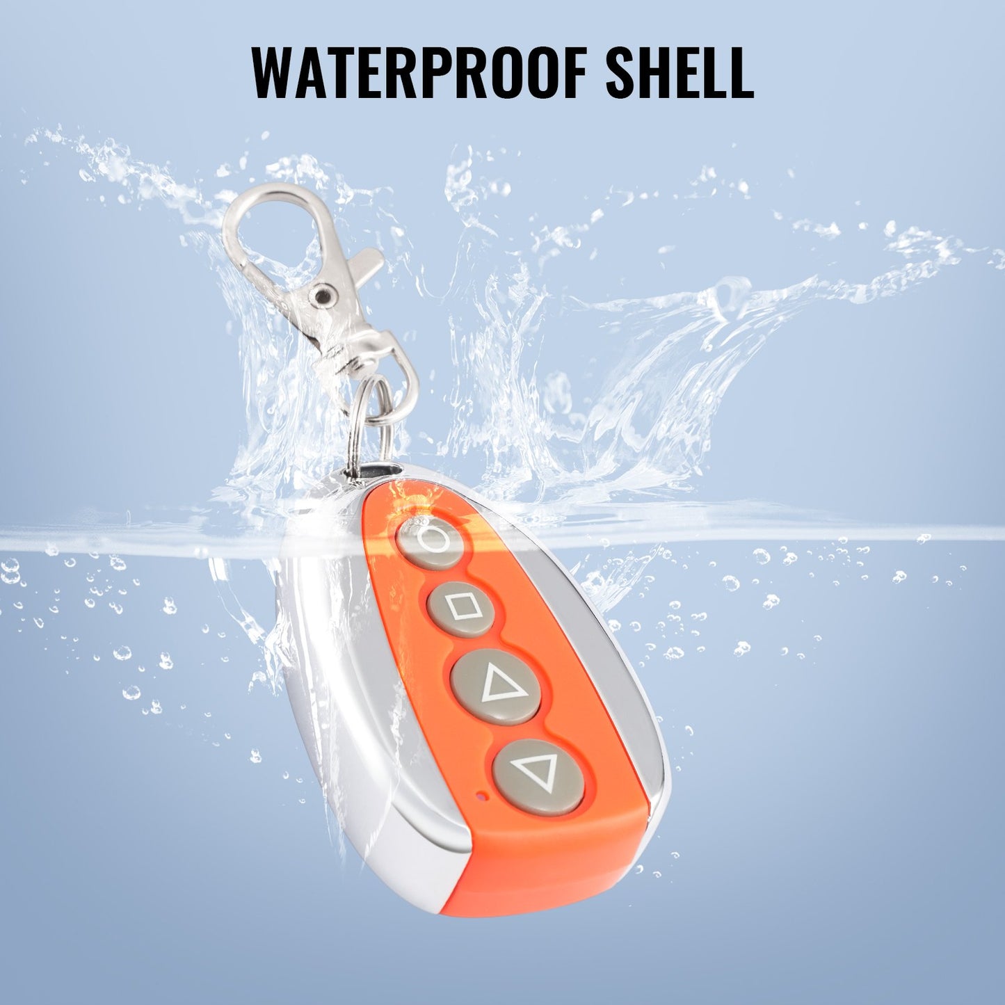 Fernbedienung für Schiebetoröffner, 40 Meter Reichweite, 4-Tasten-Fernbedienung für automatische Toröffner, Fernbedienungen für Garagentoröffner, Multi-Code-Sicherheitsset für elektrische Rolltorschließer, Smart-Key-System