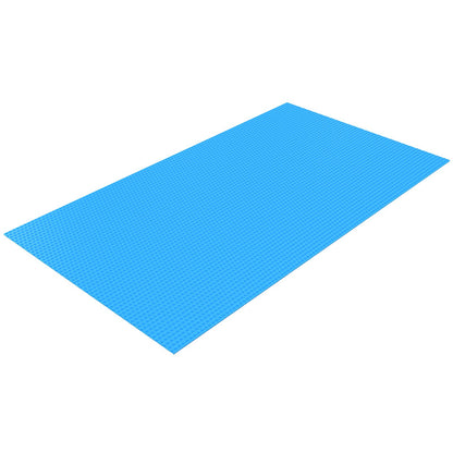 Solar Pool Cover, 24 x 12 ft Rectangle Solar Blanket for Pools, Inground Above Ground Swimming Pool Solar Cover, 16 mil Solar Covers Blue