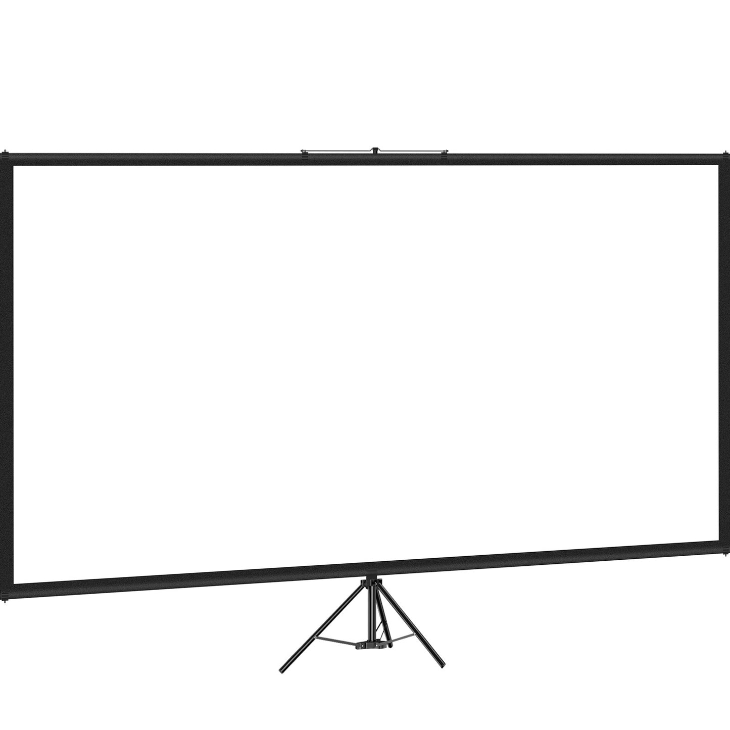Tripod Projector Screen with Stand 90 inch 16:9 4K HD Projection Screen Stand Wrinkle-Free Height Adjustable Portable Screen for Projector Indoor & Outdoor for Movie, Home Cinema, Gaming, Office