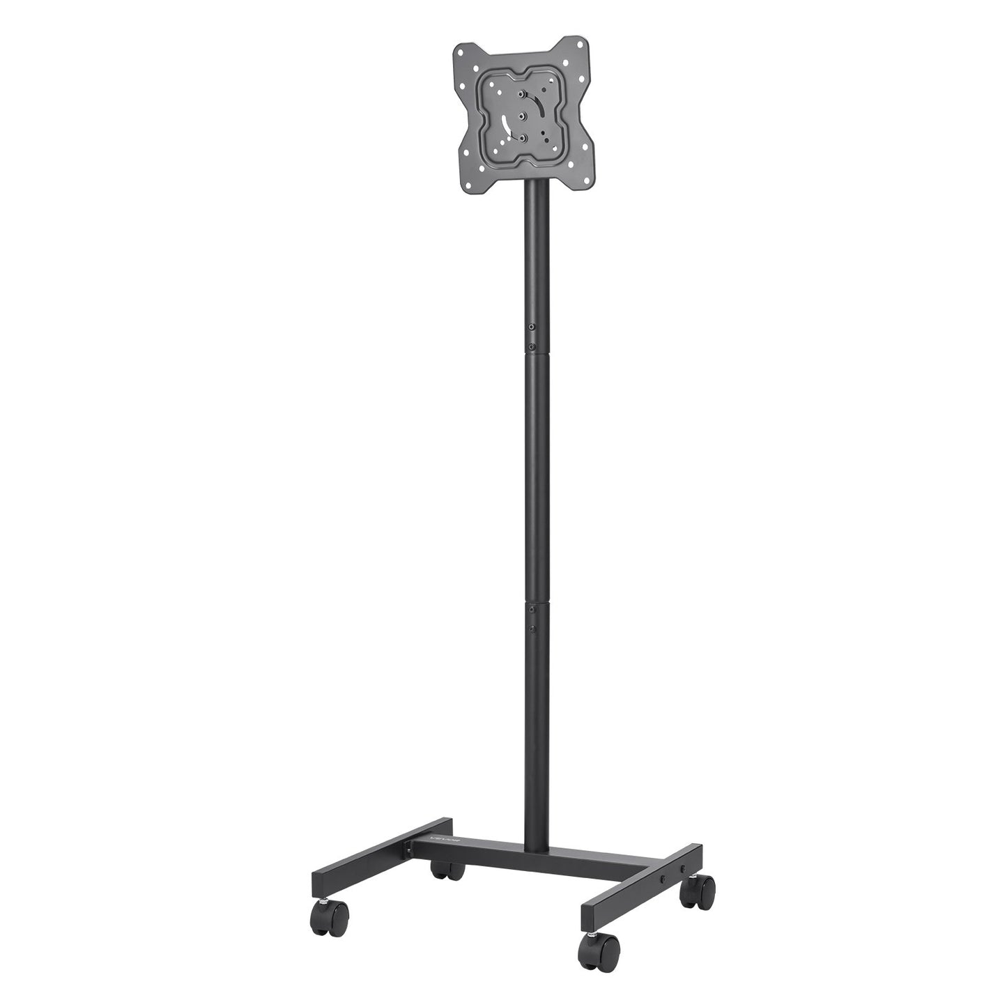 Rolling TV Stand, Mobile TV Cart for 17-55 Inch Screens, Portrait to Landscape, Portable TV Stand with Wheels Holds up to 44 lbs for Living Room, Bedroom, Office, Outdoor, Max VESA 200x200mm