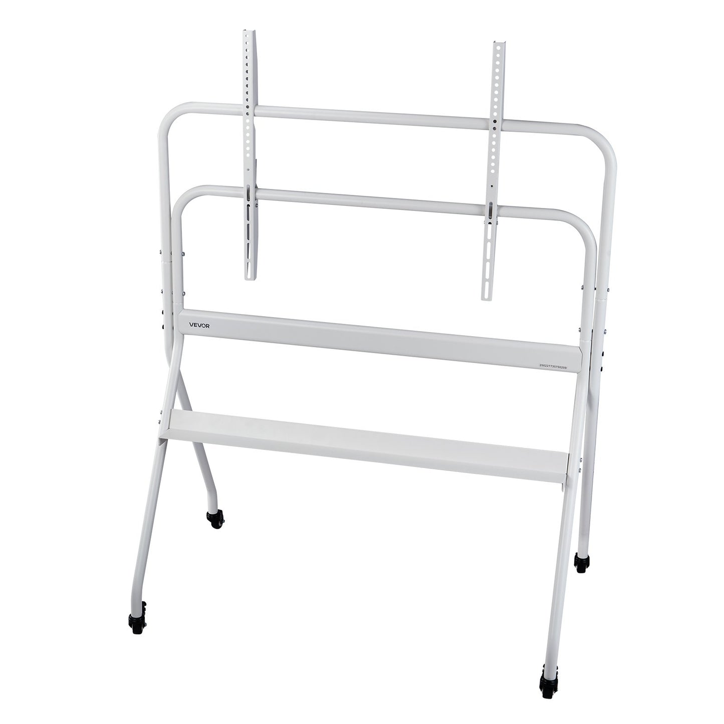 Rolling TV Stand, Mobile TV Cart for 35-100 Inch LED/LCD/OLED Flat/Curved TVs, Portable Monitor Stand with Wheels Hold up to 198 lbs for Living Room, Bedroom, Office, Outdoor, Max VESA 800x600mm