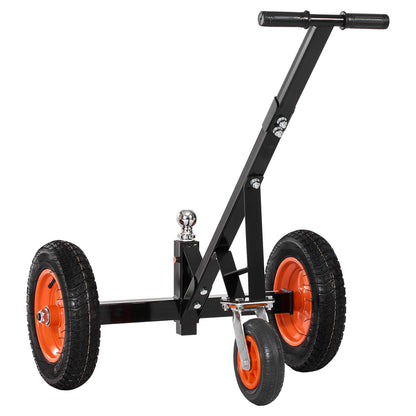 Trailer Dolly, 1200lbs Tongue Weight Capacity, Carbon Steel Trailer Mover with 2 inch Ball, 15.2 inch Pneumatic Tires, Portable Tow Dolly for Moving RV Trailer