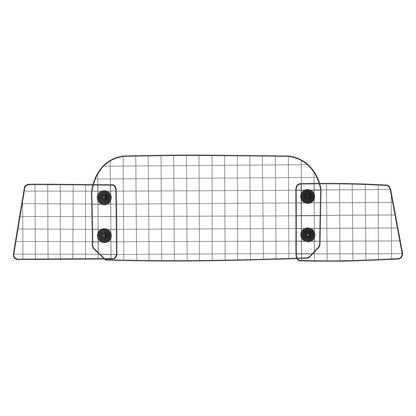 Dog Car Barrier, 35.4"-60.6" Adjustable Car Divider for Front Seat Installation, Universal-Fit Heavy-Duty Wire Mesh Dogs Separator Guard Net, Vehicle Pet Barrier for Sedans, Trucks and SUVs