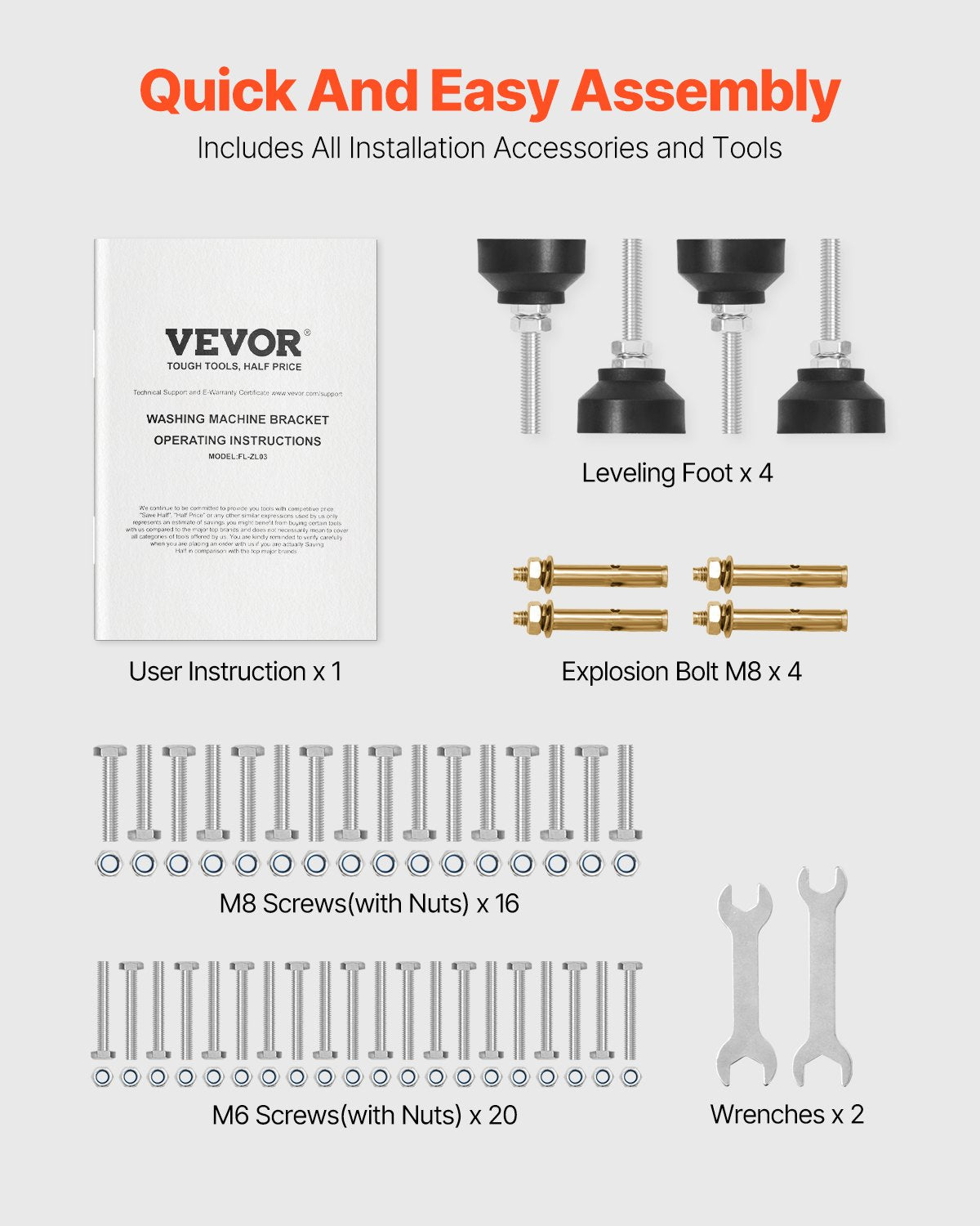 Washing Machine Stand, 48.5x25-Inch Washer Laundry Pedestal, 590LBS Load Capacity Washer And Dryer Pedestal Base with Double Trays, 4 Adjustable Feet for Lifting Washing Machines, Carbon Steel
