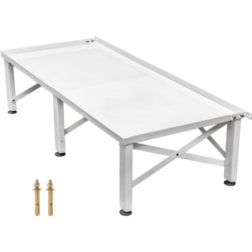 Wäschesockel 124 x 54,9 cm, Universal-Wäschesockel, 30 cm hoch, mit höhenverstellbaren Füßen für Waschmaschinen, Trockner, Gefrierschränke oder Kühlschränke