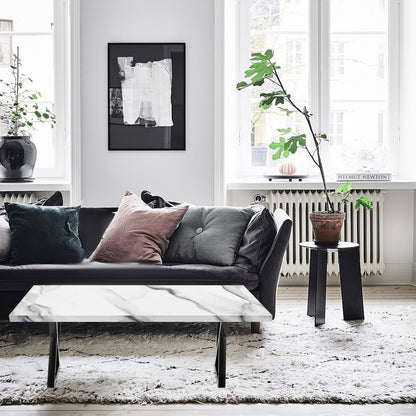 Metall-Tischbeine, 2er-Set, Esstischbeine, schwarz, Schreibtischbeine, 71 cm Höhe, 51 cm Breite, Bankbeine, Couchtischbeine, Tragfähigkeit 800 kg, Stahl-Tischbeine, robuste Basis, modernes DIY-Design (Zickzack-Stil)