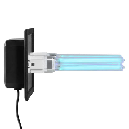 HVAC Air Purifier Whole House, 18W 7inch, UV UVC Light in Duct for Ac (Air Conditioning) Duct, Air Scrubber with 2 Replacement Bulb, HVAC UV lights for Ac Systems