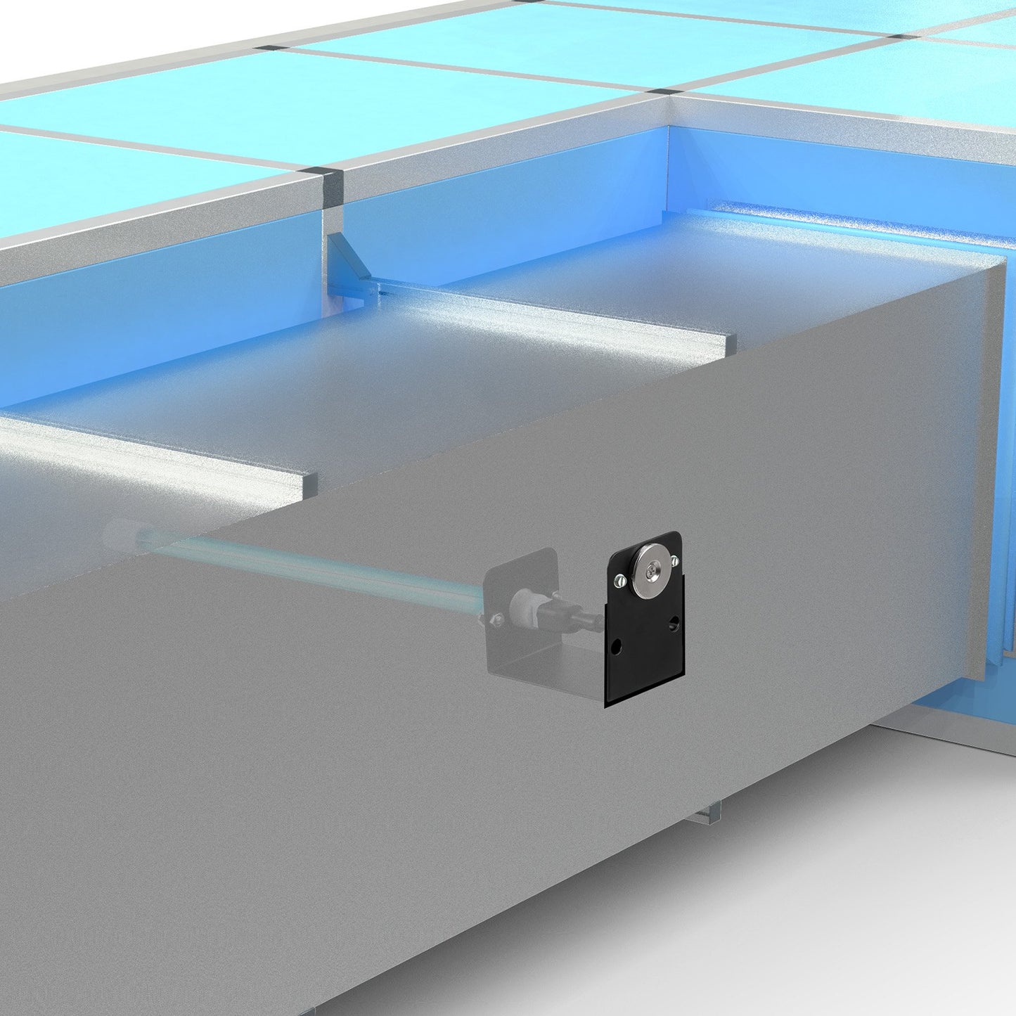 HVAC Air Purifier, 25W 17inch, UV UVC Light Coil Cleaner with Magnet in Duct for Ac (Air Conditioning) Duct, Air Scrubber with 1 Replacement Bulb, HVAC UV lights for Ac Systems