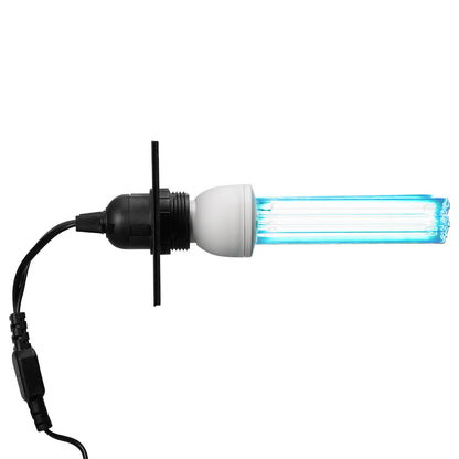 HVAC Air Purifier Whole House, 50W 5inch, UV UVC Light in Duct for Ac (Air Conditioning) Duct, Air Scrubber with 2 Replacement Bulb, HVAC UV lights for Ac Systems