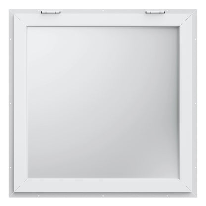 Concession Window for Food Truck, 36"x36" Aluminum Alloy Food Truck Service Window, Up to 85 Degrees Stand Serving Window with Awning Door & Drag Hook, for Food Trucks Concession Trailers