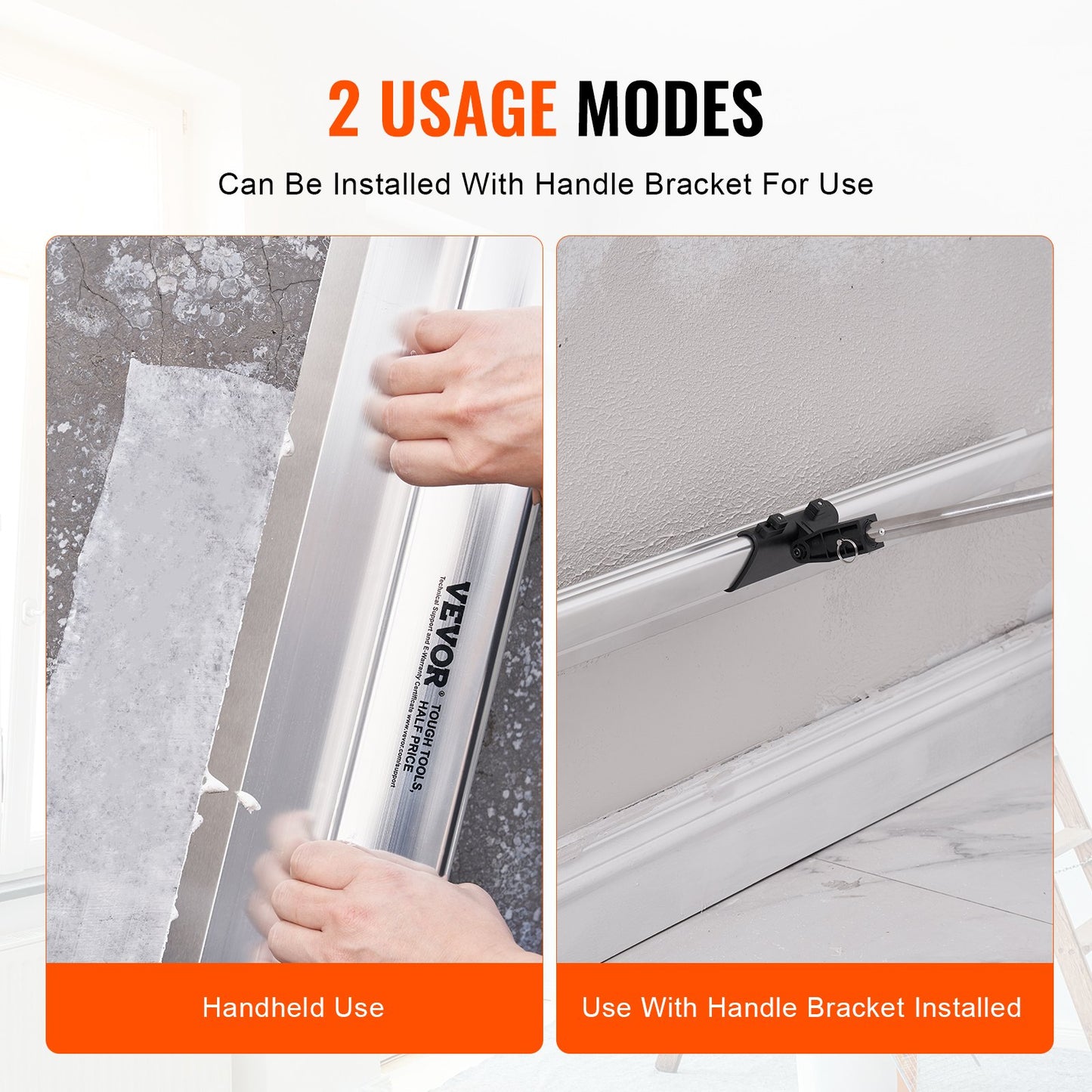 Glättmesser für Trockenbauwände, 122 cm (48 Zoll), Klinge aus Edelstahl, Korpus aus Aluminiumlegierung, professionelles Werkzeug zum Glätten von Trockenbauwänden, Glättmesser für Gipskartonplatten.