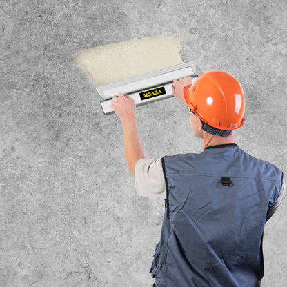 Spachtelmesser für Trockenbauwände, 61 cm (24 Zoll) Glättmesser, Edelstahl-Spachtel, Werkzeug zum Glätten von Gipskartonplatten, hochschlagfeste Endkappen für Gipskartonwände
